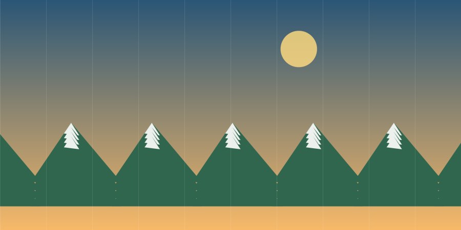 Alpine Mountain Sunrise 360 panoramic photo