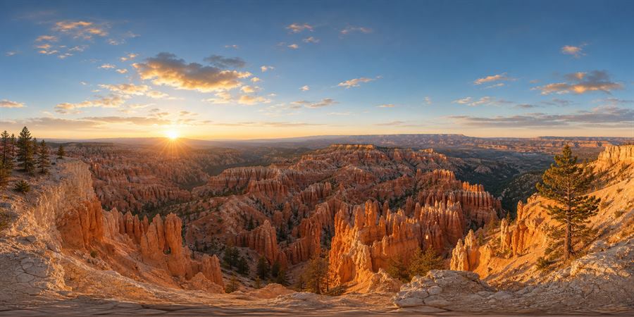 Bryce Canyon Amphitheater Sunrise Panorama 360 panoramic photo